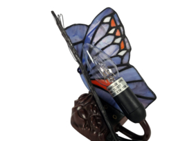 Mabrilux lighting  -  'Butterfly' - Tiffany stijl - glas en lood -  brons - 2000