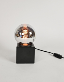 Dutch design - Space Age - Philips design spiegelbol lamp - tafel/bureaulamp - 70's