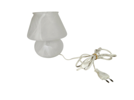 Murano -  mushroom lamp - Space Age lamp -  gemarmerd glas - 70's