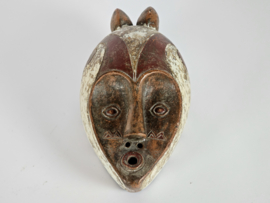 Ibo - Igbo - muurmaskers (2) -  hout - Nigeria - 2e kwart 20e eeuw