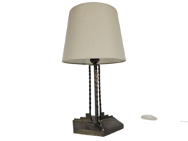 Art Deco - Bahaus stijl - koper - brons - 'getorste poten' - 1930's