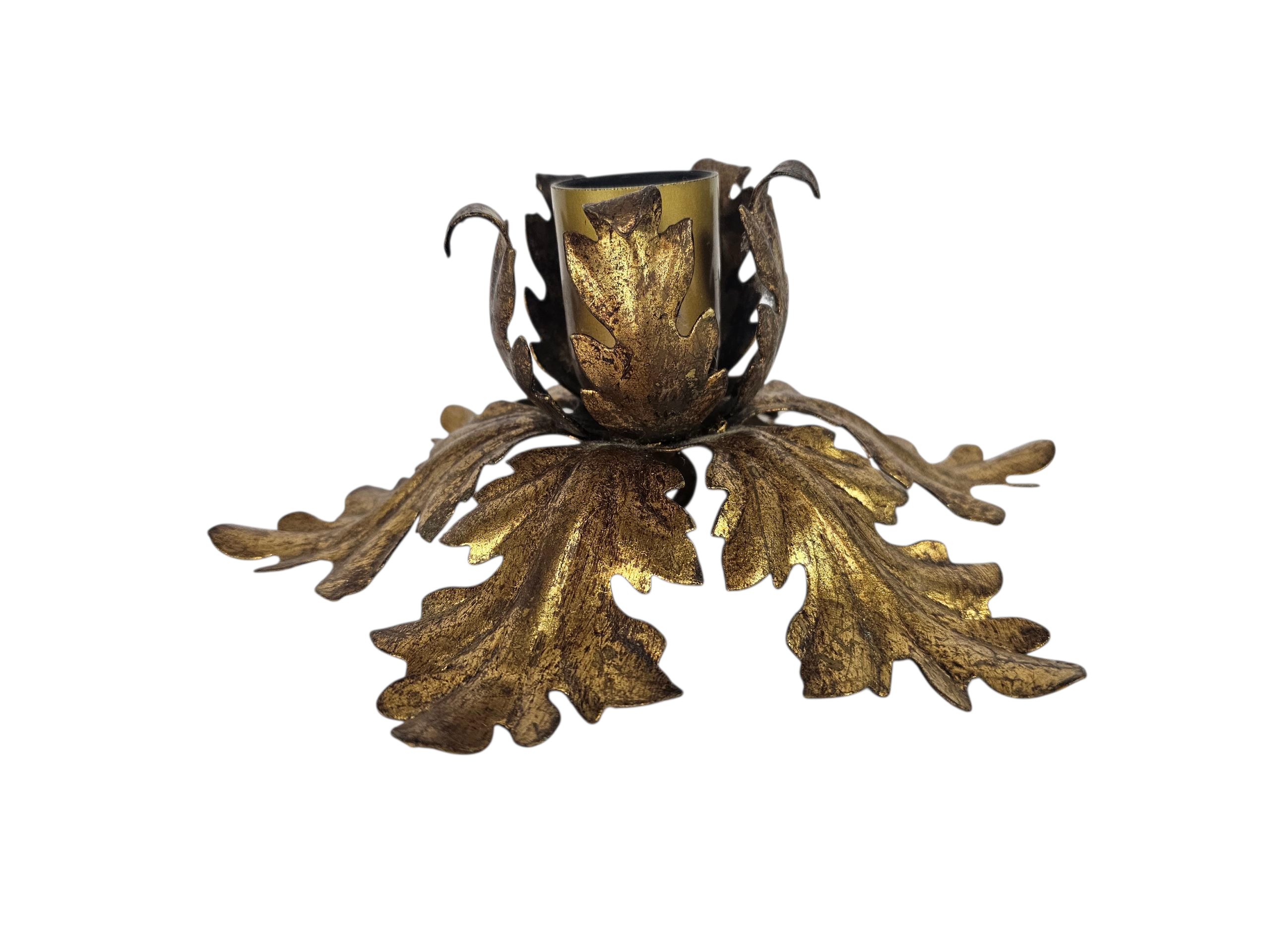 Studio  Banci Firenze - applique - plafondlamp - goudkleurig - Italie - 70's