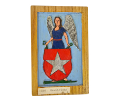 Stads & Provinciewapens - Historische Wapenschilden - hout - (8) -  2e helft 20e eeuw