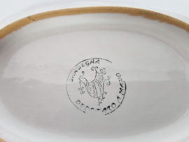 Sardegna Ceramiche - decor 'Pavoncella' - keramiek - Italiaans - 3e kwart 20e eeuw