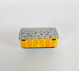 Vintage - Technofix Trein en wagon - blik - Made in West Germany - opwindbaar - 60's