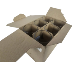 Ricard - van Gogh - 'Champ de ble avec cypres' - 6 glazen in originele box - 1990's