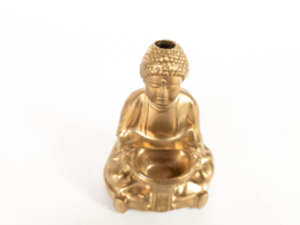 Buddha - wierrookhouder - verguld - Japan - 3e kwart 20e eeuw