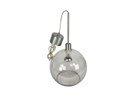 Ikea - model Januari -  Globe - rookglas - hanglamp - 1990's