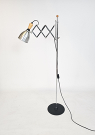 Ikea design -  harmonica/schaar vloerlamp - Zweden - 90's