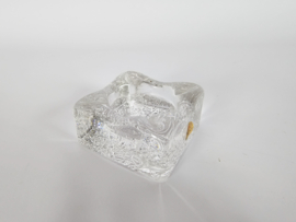 Royal Leerdam - glas - kristal  - asbak - 3e helft 20e eeuw