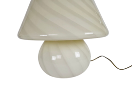 XL - Murano -  Vetri- Venini - mushroom lamp - spiraallamp -  Swirled Glass lamp - 60's