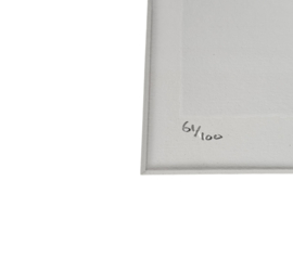 Mohammed Quraish -zeefdruk - oplage 61 van 100 - 1990-2000