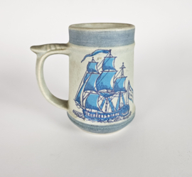 Jasba Keramiek - model 400814 - bier pul - West-Germany - 60's