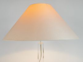 Lucite - vintage tafellamp - plexiglas - Hollywood Regency - Duitsland - 70's