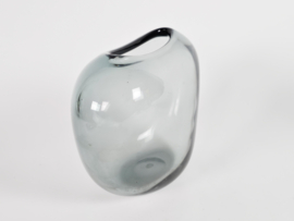 Leerdam glas - Floris Meydam - safierkleurige vaas -  1950's