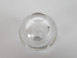 Leerdam glas - A.D. Copier - spijkerbol - kristal - 1950's