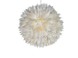 Flower ball - bloemblaadjes - goosy hanglamp - textiel - 90's