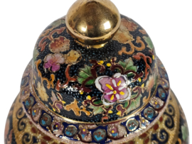 Satsuma - deksel vaas -  cloisonné - porselein - 3e kwart 20e eeuw