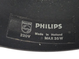 Dutch design - Space Age - Philips design spiegelbol lamp - tafel/bureaulamp - 70's