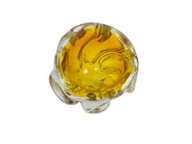 Josef Hospodska - Tsjechië - glasdesign - twisted vase  - Chribska glassworks - 60's