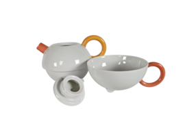 Matteo Thun voor Arzberg - theepot - Memphis stijl - Tea for one - Fantasia