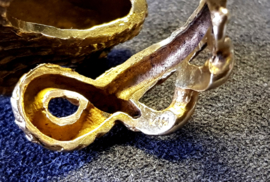Vintage goud & emaille -  slang - ring - 18k