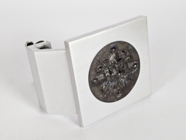 Interieur - deurklink - deurgreep - collectables - aluminium - brons - 3e kwart 20e eeuw