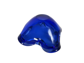 Murano - Murano Sommerso - asbak - schaal - cobalt blauw - 1960's