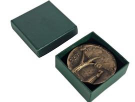 PENNING 100 JAAR WINKLER PRINS - Brons  - Henk van Bommel/Cepas Stauthamer - 1970