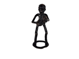 Tribal Art - Ashanti beeldje - bron legering - 3e kwart 20e eeuw