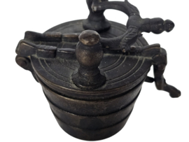 Antieke apothekers bronzen nestgewichten – 6-delige set – Neurenberg, Duitsland