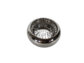 Achille Castiglioni voor Alessi - spiraalasbak - spirale -  7690 - gepolijst - RVS - 80's