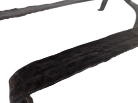 Vuurbokken - Antiek - smeedijzer - Rococo/Louis IV stijl - 19e eeuw