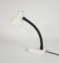 Hala Zeist - bureaulamp - model 703 - flexibele hals - wit - 70's