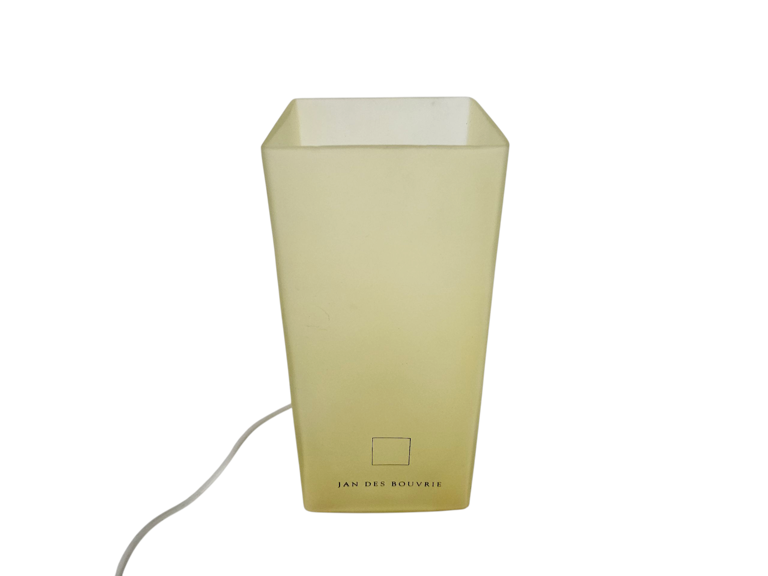 Dutch design - Icecubic lamp - Boxford Holland - Jan des Bouvrie - tafellamp - glas - 90's