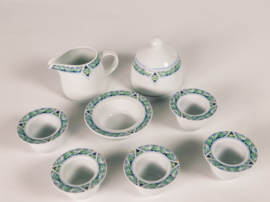 Arzberg - porselein - 8delig - Made for Albert Heijn - 90's