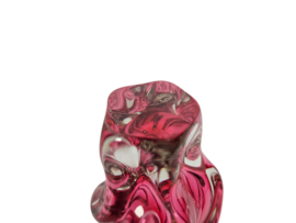 Josef Hospodska - Tsjechië - glasdesign - twisted vase  - Chribska glassworks - 60's