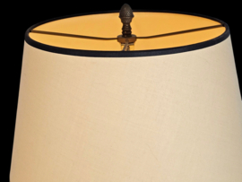 Maison Charles - verguld - 'Pineapple' - Palm vloerlamp - marmeren voet - 1970's