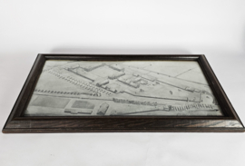 Litho - Ontwerp voor een kazernement aan den Vlijmens weg 's-Hertogenbosch - Geniebureau Breda - 1939