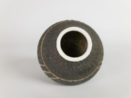 Pieter Groeneveldt -  sgraffito vaas - aardewerk - Made in Holland - 60's