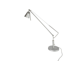 Ikea - model Huvik - aluminium - telescoop bureaulamp - Zweden - 90's