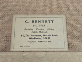 M. G. Barbham - olieverf op board - landschap - Engeland - 3e kwart 20e eeuw