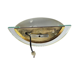 Vrieland design - Holland - wandverlichting - globe - wandlamp - goud - messing - 70's