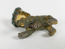 Foo (Fu) dogs -  Filigraan - Emaillen -  cloisonné - miniatuur -  zilver - verguld  ~ 3 stuks - Chinese sieraden ~ 20e eeuw