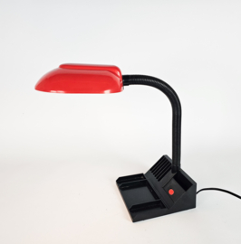 Brilliant AG - organiser/bureaulamp - rood - kunststof - 3e kwart 20e eeuw