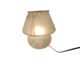 Murano -  mushroom lamp - Space Age lamp -  gemarmerd glas - 70's