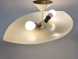 Paraplulamp - Retro - Vintage - glas - metaal - 3e kwart 20e eeuw