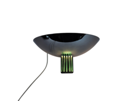 Lumess Swiss -  Uplighter - chroom - glas -  Zwitserland - 70's