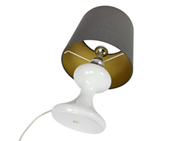Design M - Ingo Maurer - model  ML-1  - opaalglas - tafellamp - 60's