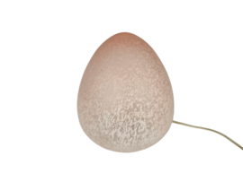 W.L.P. verlichting - Duitsland - Egg lamp - gemarmerd glas - 80's
